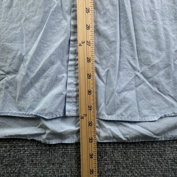 Thomas Pink Long Sleeve Button Up Shirt Men Cotton Blue Check Ireland 16 36 - Picture 4 of 13